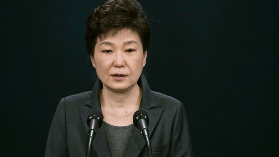 Nur noch bei den wenigsten beliebt: Südkoreas Präsidentin Park Geun Hye.