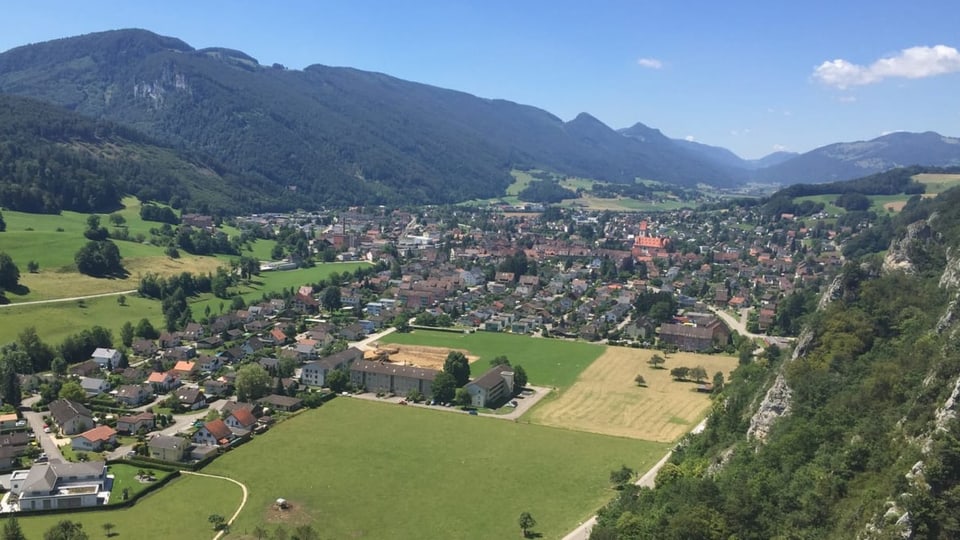 Die Gemeinde Balsthal liegt im Solothurner Bezirk Thal.