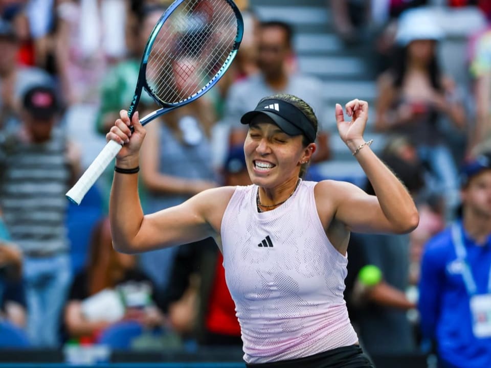 Jessica Pegula nach ihrem Achtelfinal-Sieg in Melbourne.