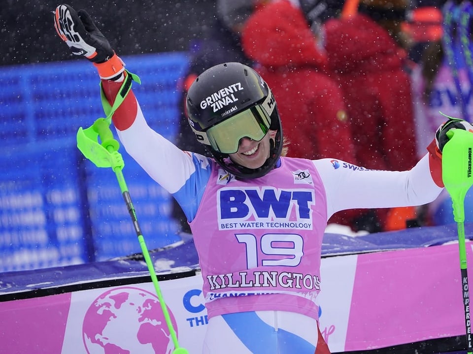 Setzte sich im Europacup durch Camille Rast
