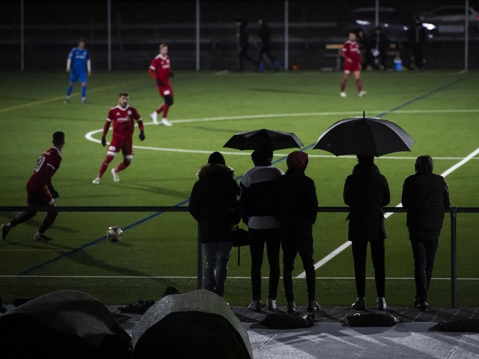 Als noch Fussball gespielt wurde: Trainingsspiel der 2. Liga interregional zwischen dem FC Mels und dem FC Weesen am 6. März 2020.