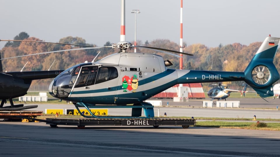 Helikopter des Typs Colibri H120 von Hersteller Airbus.
