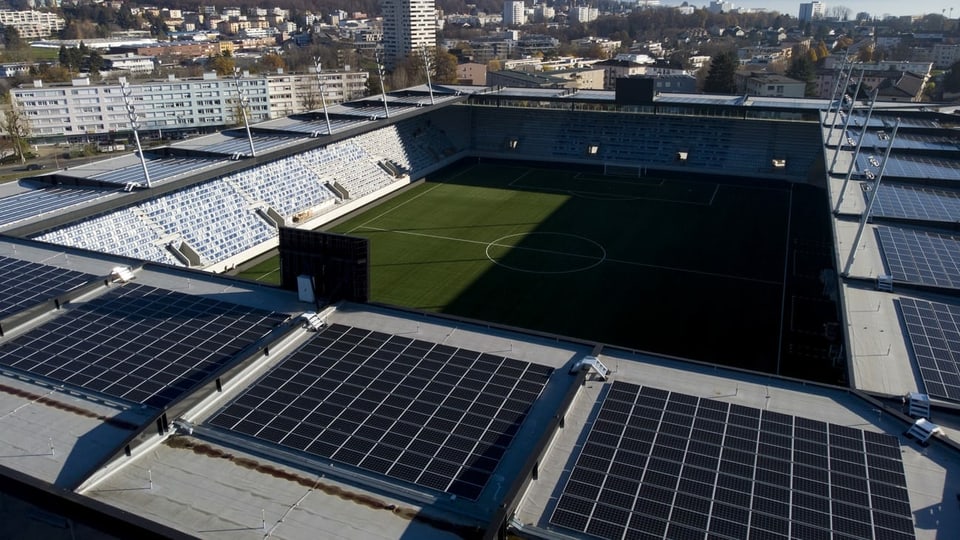 Das neue Stadion von Lausanne-Sport