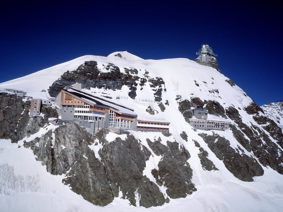 Bergrestaurant, Forschungsstation und Sternwarte am Jungfraujoch