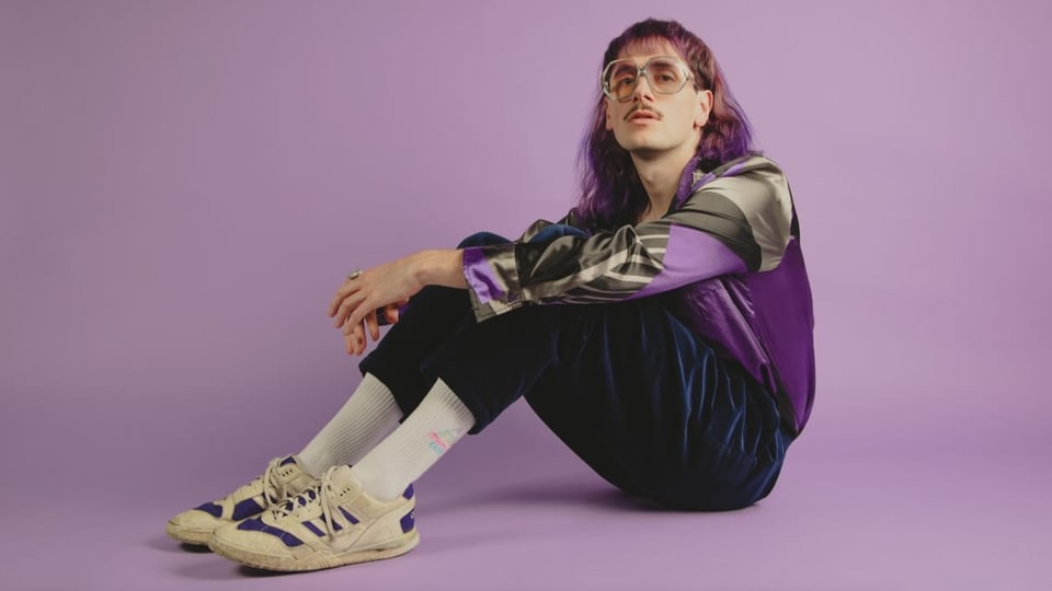 Valentino Vivace alias Valentin Kopp liebt Weihnachten Porträt von Valentino Vivace