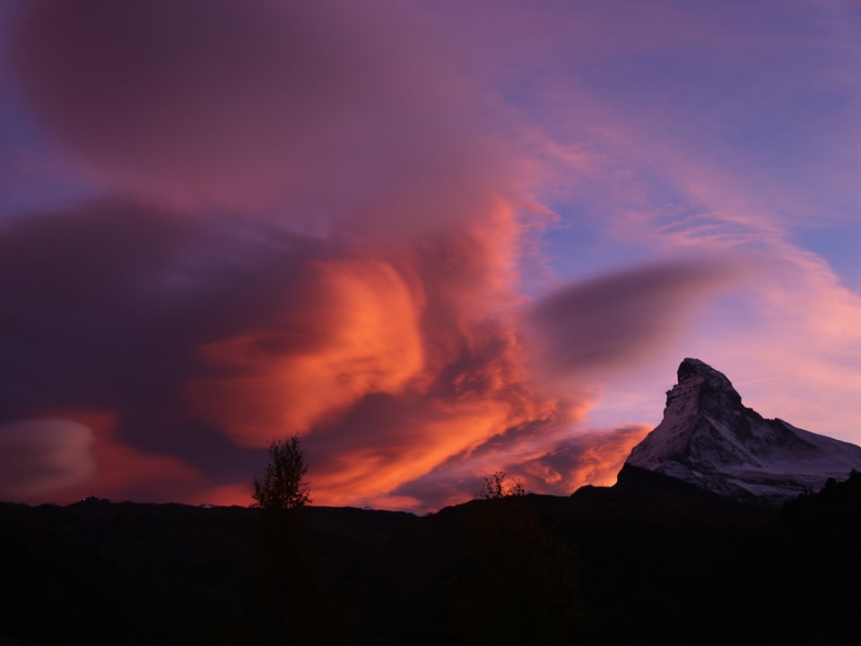 Matterhorn im Abendrot