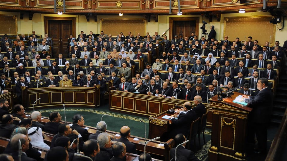 Ägyptisches Parlament in Kairo.