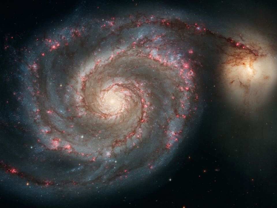 Die Spiralgalavie M51