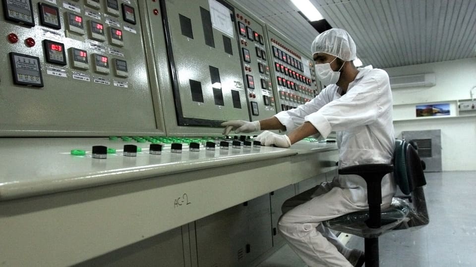 Schaltraum der iranischen Atomanlage Fordo bei Qom.