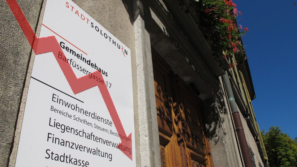 Für die Solothurner Stadtfinanzen sieht es in den kommenden Jahren nicht gut aus. Die Stadt erwartet hohe Defizite.