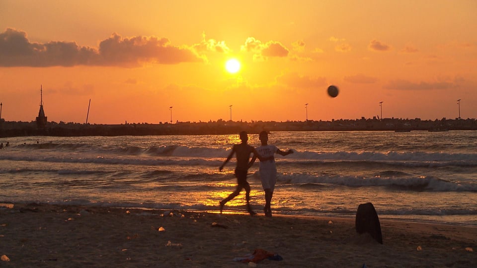 Der Strand von Gazastadt. Einer der wenigen Rückzugsorte für die leidgeplagte Bevölkerung.