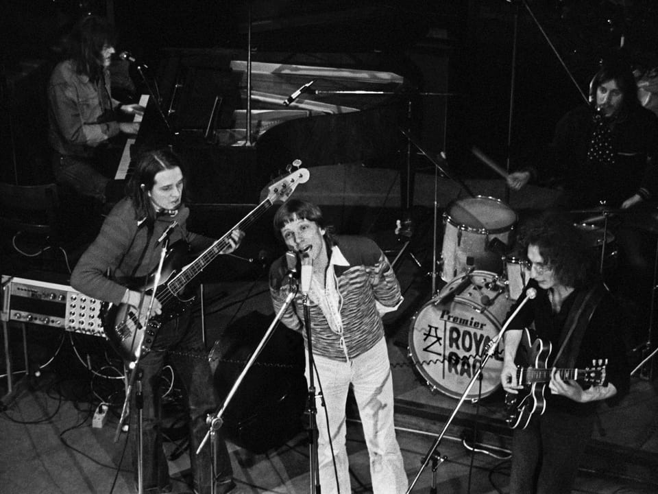 Polo Hofer Konzert im Jahr 1975.
