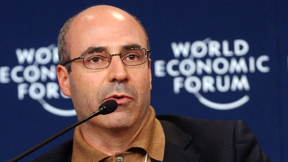 Ein Porträtbild von Bill Browder am WEF im Jahr 2005.