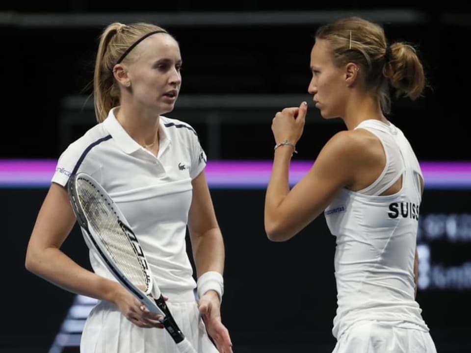 Jil Teichmann und Viktorija Golubic.