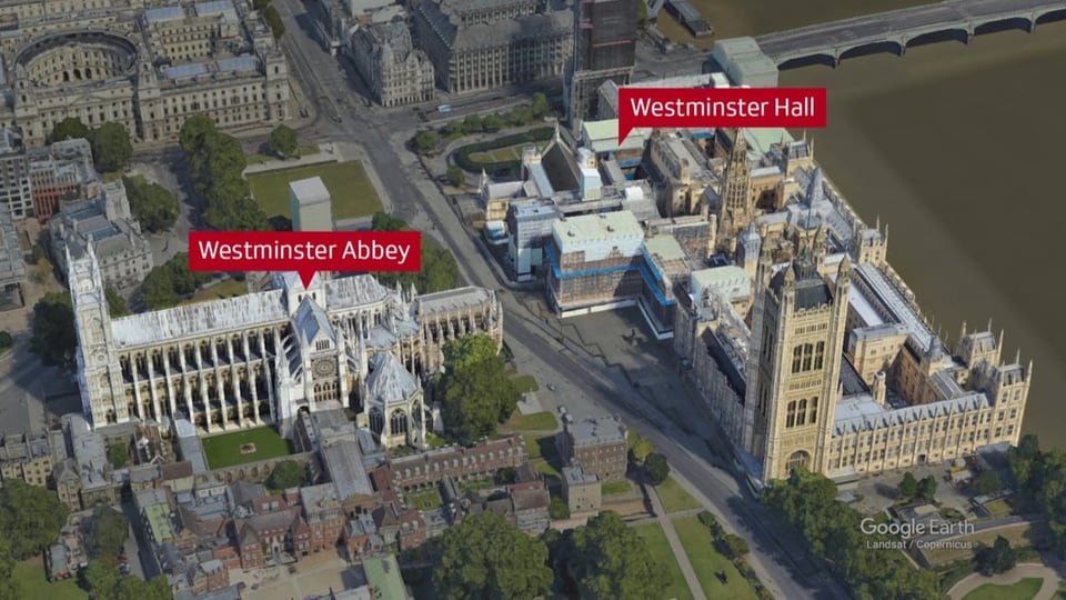  Karte Westminster Abbey / Westminster Hall