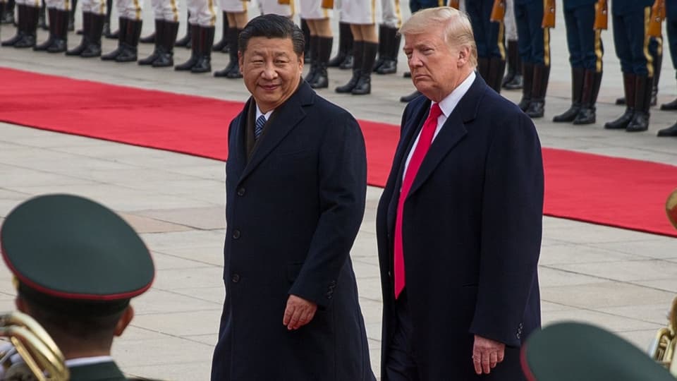 Trump auf Staatsbesuch.