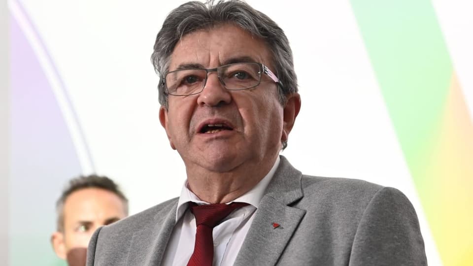 Portrait von Jean-Luc Mélenchon.