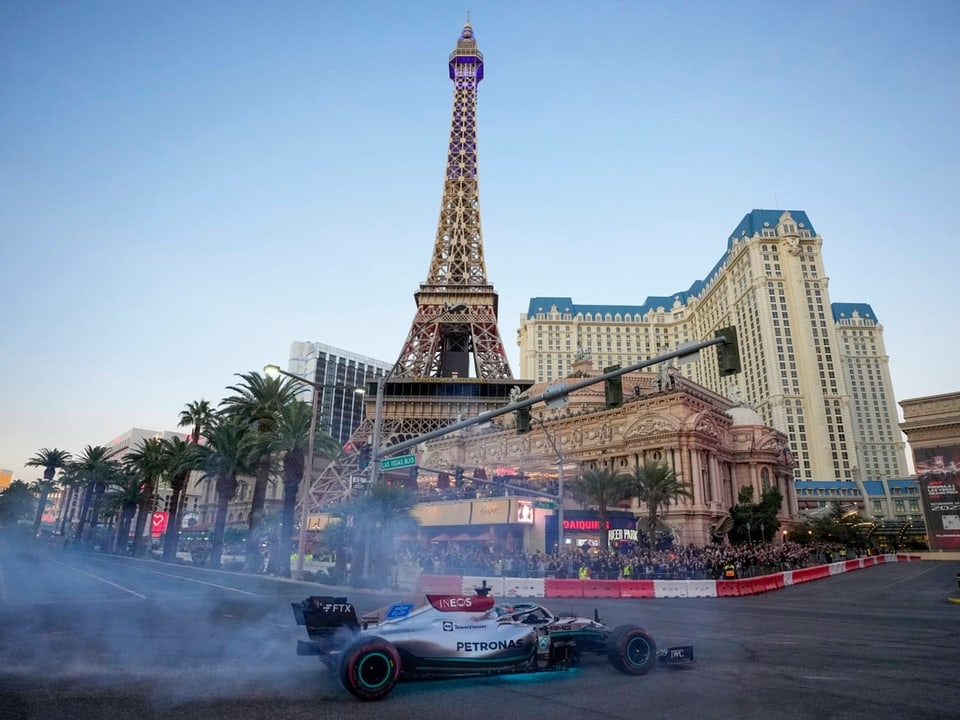 Eines der 23 Rennen geht in Las Vegas über die Bühne, auf nagelneuer Strecke entlang des Strips.