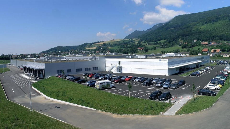 Das Distributionszentrum von Galexis in Niederbipp (BE)