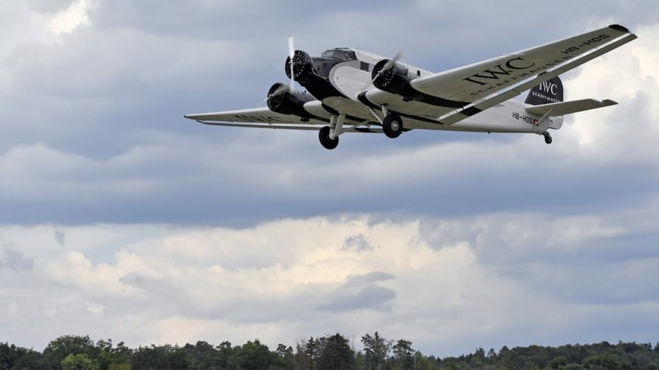 Eine Ju-52 in der Luft