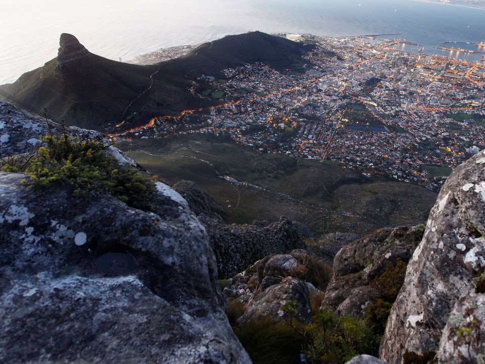 Tafelberg in Kapstadt, Südafrika. 