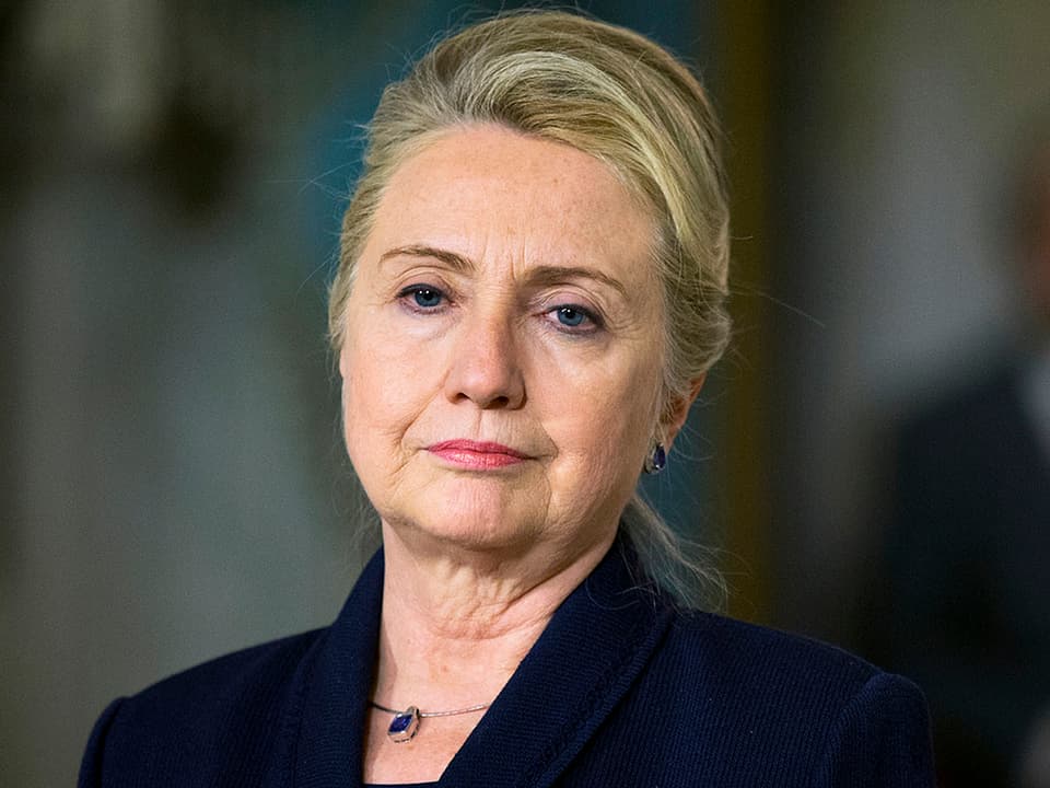 Porträt von Clinton.