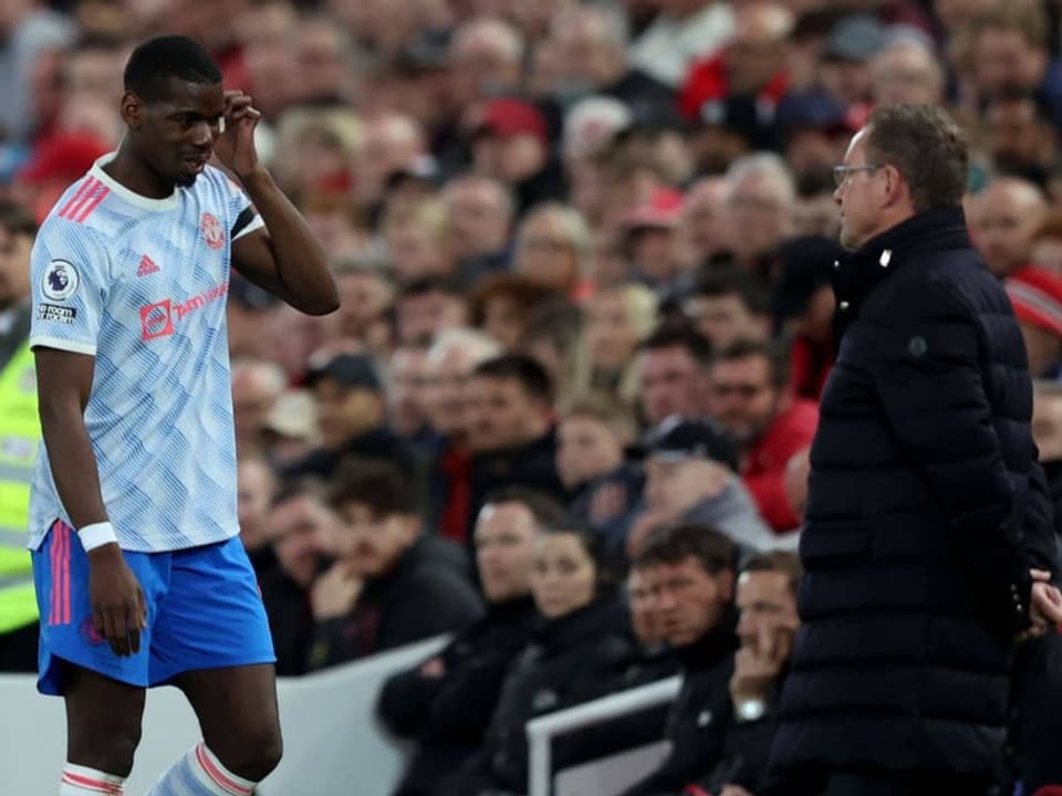 Die Wade zwickt Paul Pogba