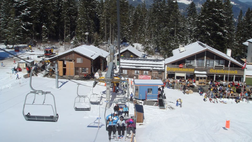 Das Skigebiet Mörlialp im Kanton Obwalden 