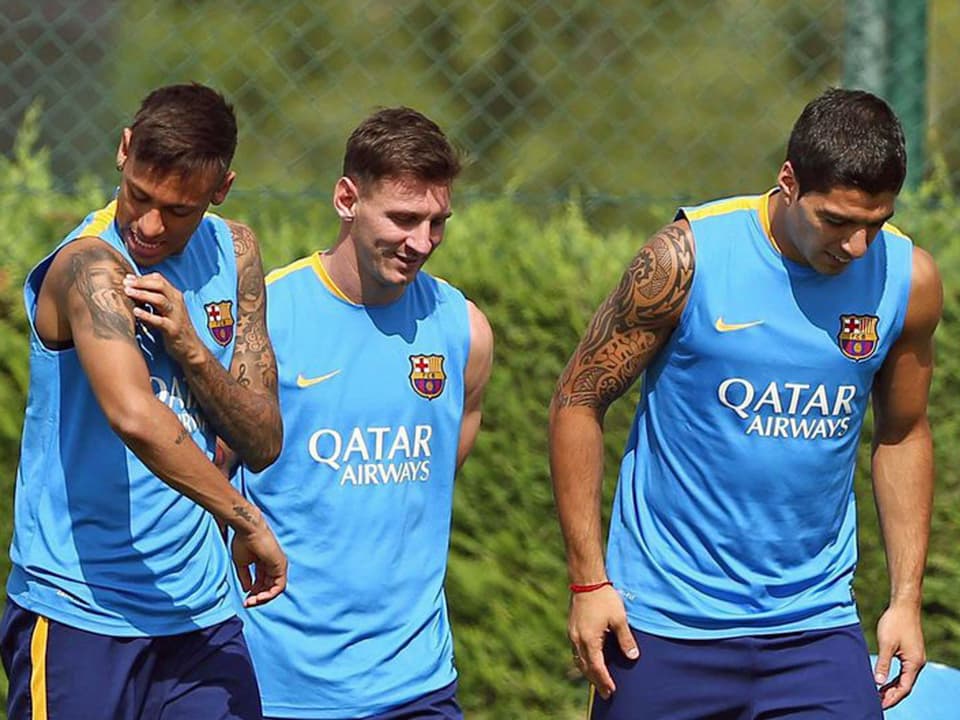 Neymar, Messi und Suarez