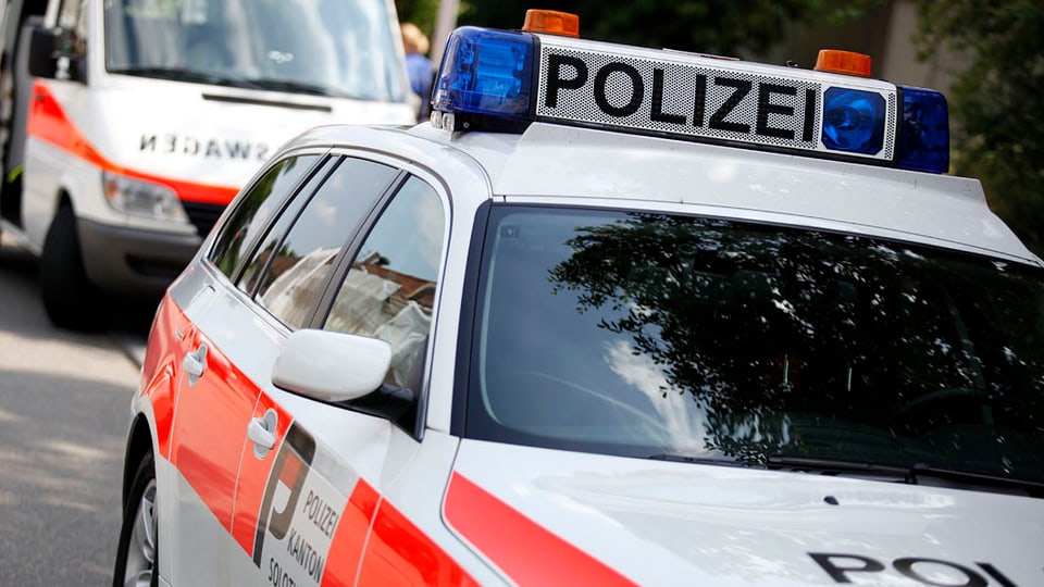 Ein Streifenwagen der Kantonspolizei Solothurn