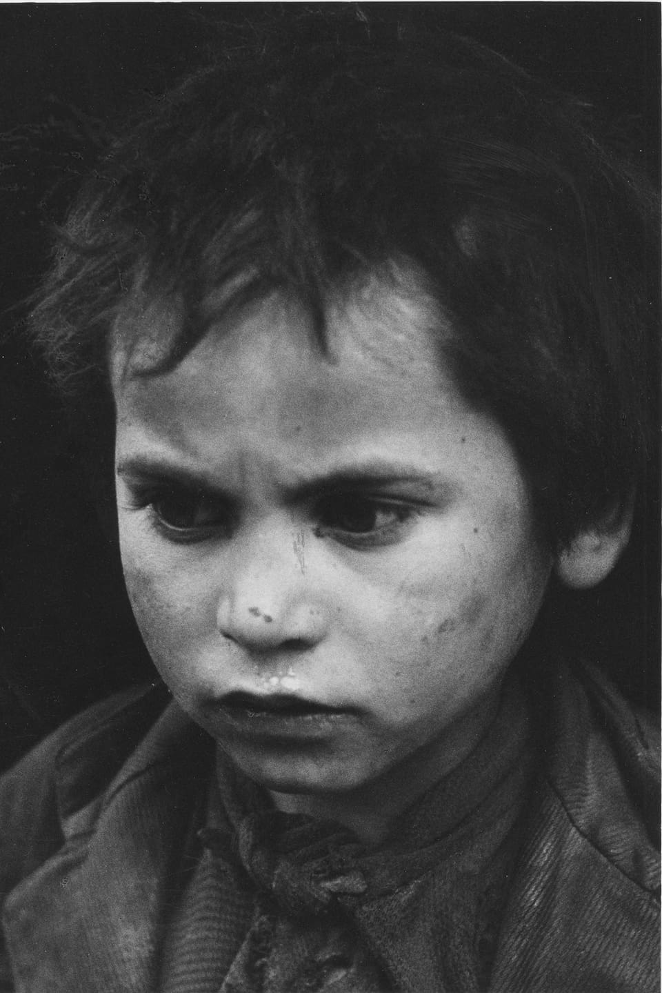 Petit mendiant à Tolède, Espagne, 1954