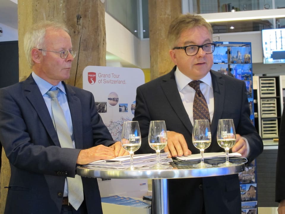 Reto Dubach, Regierungsrat des Kantons Schaffhausen und Guido Wolf, Fraktionsvorsitzenden der CDU im Landtag Baden-Württemberg