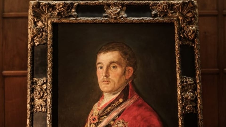 Nahaufnahme von Goyas Porträt des Herzogs von Wellington, besser bekannt als «The Duke».