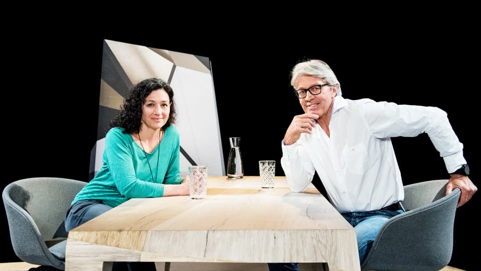 «Focus Blind Date» mit Delia Mayer und Bernhard Russi