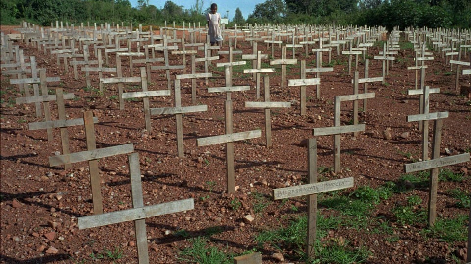 Ein Grab für die Opfer des Genozids in Kigali