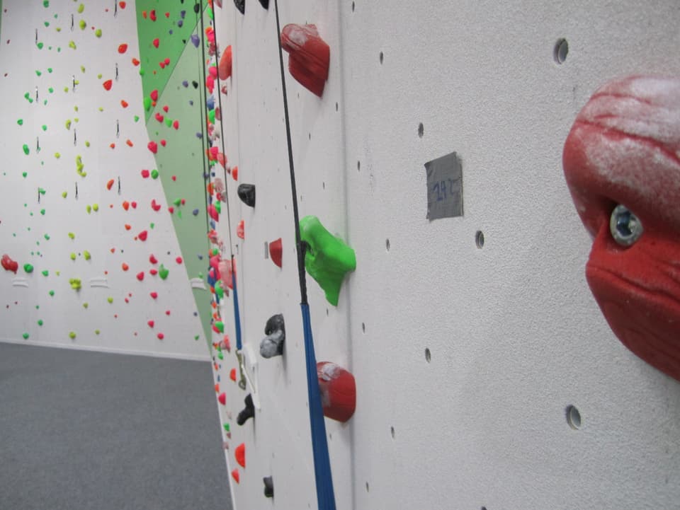 Auf 300 Routen die Wände hoch: Die Kletterer können unter verschiedenen Schwierigkeitsgraden auswählen.