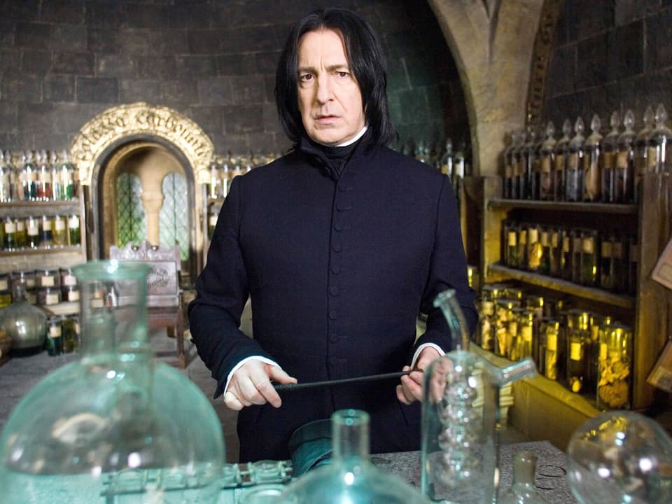 Severus Snape in seinem Labor