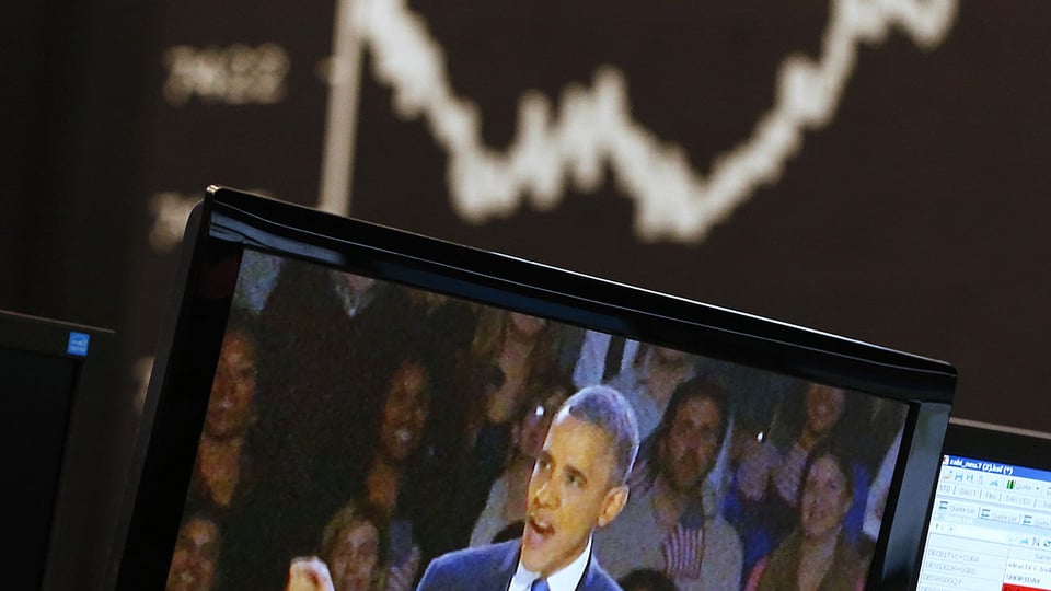 Obama im TV – dahinter ein steigender Kurs