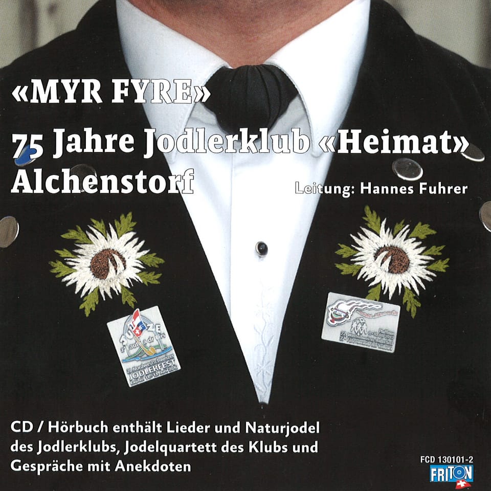 CD-Cover «Myr fyre» vom Jodlerklub «Heimat» Alchenstorf.