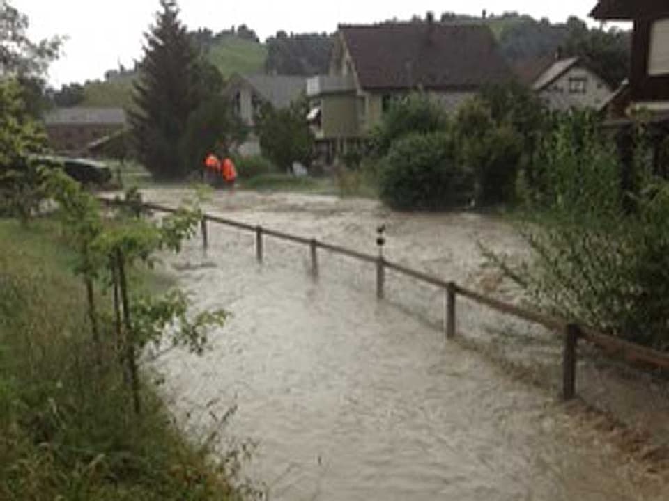 Hochwasser in Gais (AR)