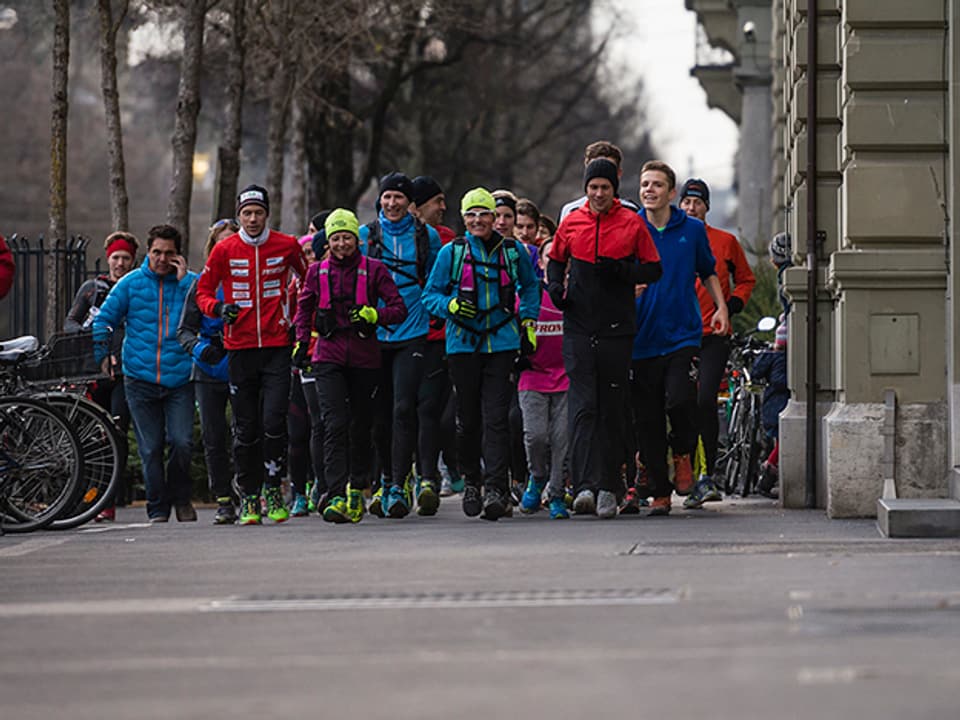 Rappen-Runner am rennen in Bern