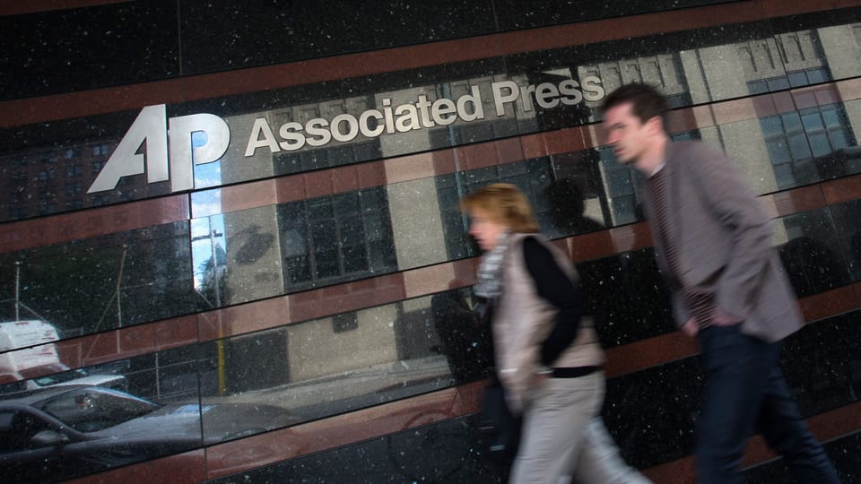 Ein Büro der Nachrichtenagentur AP in New York.
