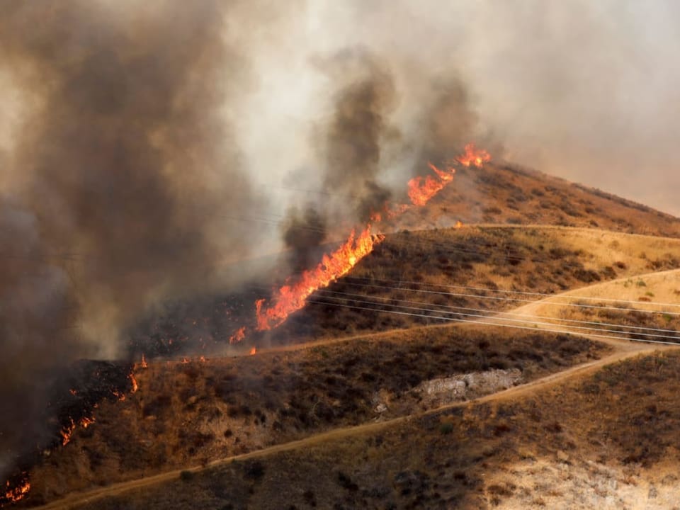 Waldbrand in Kalifornien.