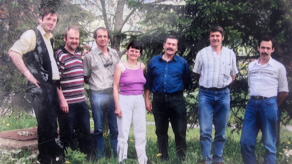 6 Jungs und ein Mädchen – die Familie war gross 6 Männer und 1 Frau