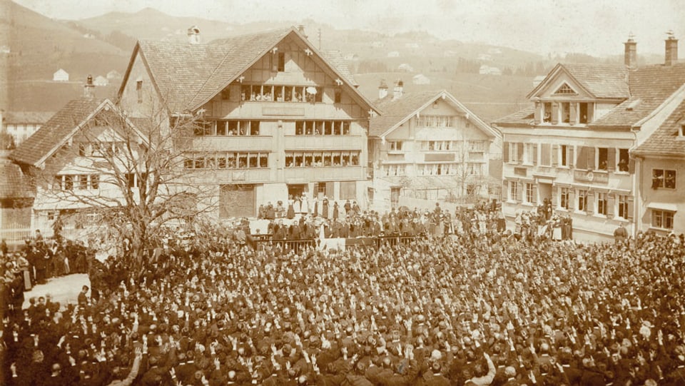 Landsgemeinde Appenzell Innerrhoden 1897