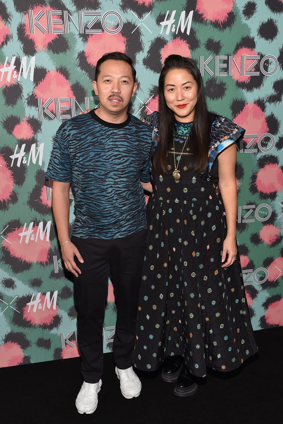 Humberto Leon (41) und Carol Lim (41) an der Kenzo Show