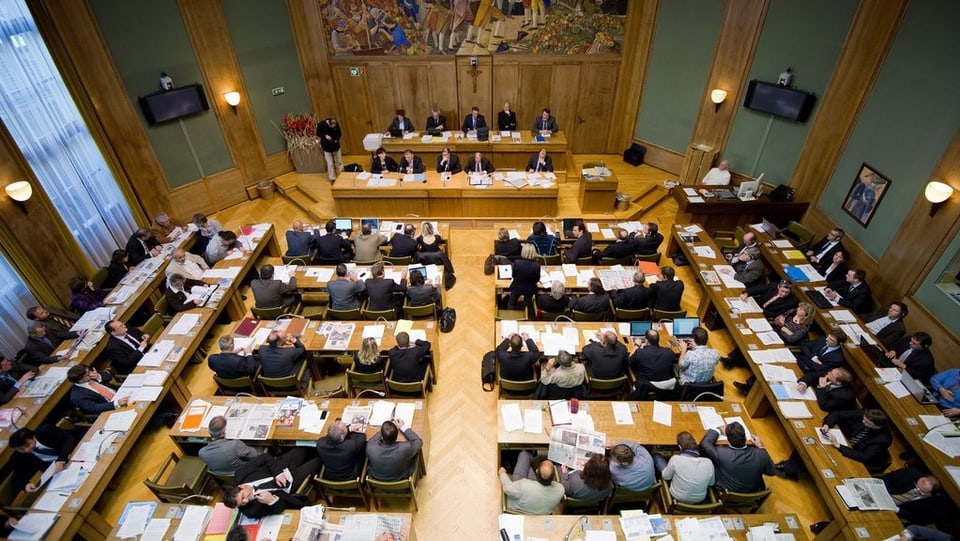Bild des Walliser Kantonsparlaments.