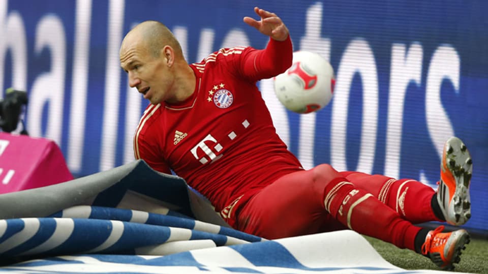 Arjen Robben fällt bei Bayern München aus.