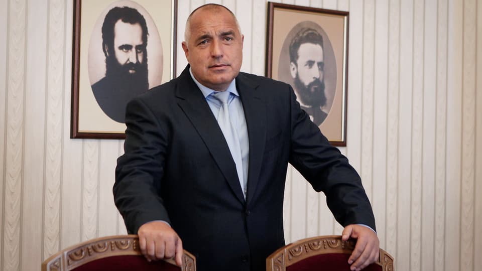 GERB-Parteichef Parteichef Boiko Borissow 