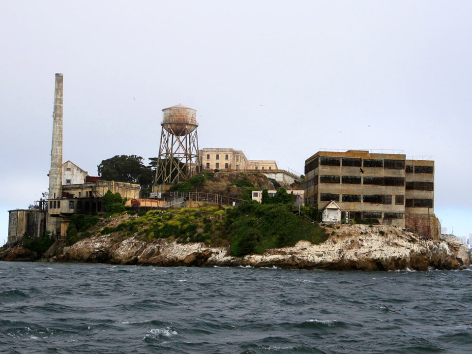 Gefängnisinsel Alcatraz in der Bucht von San Francisco